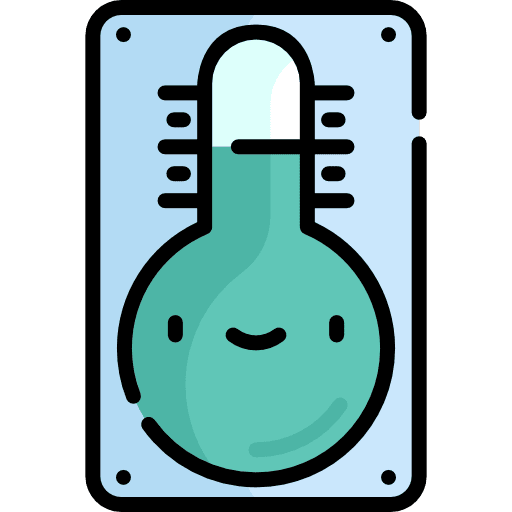 Thermometer mercury temperature degrees icon