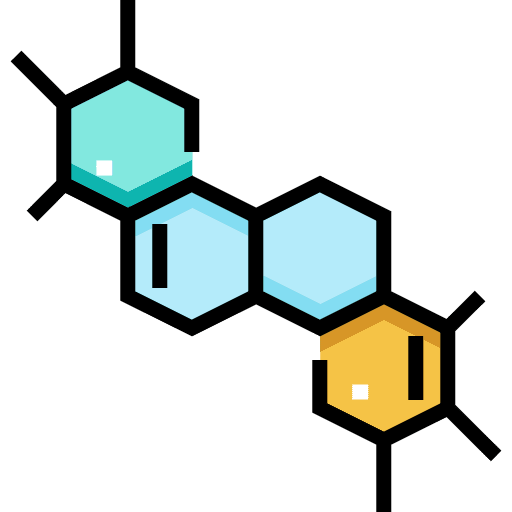 Chemistry molecule chemical education icon