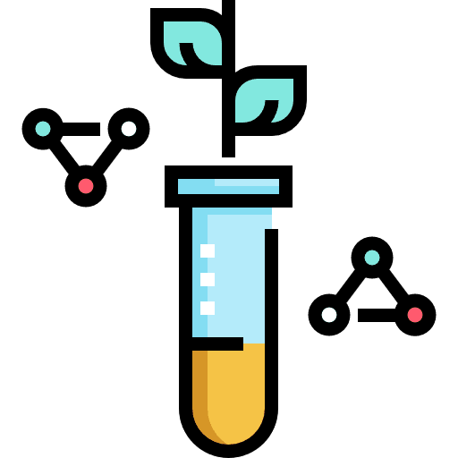 Test tube ecology and environment test tube laboratory icon