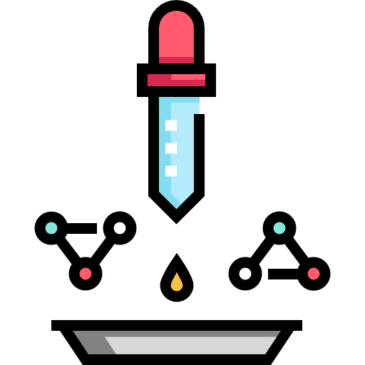 Dropper dosage health tools and utensils icon