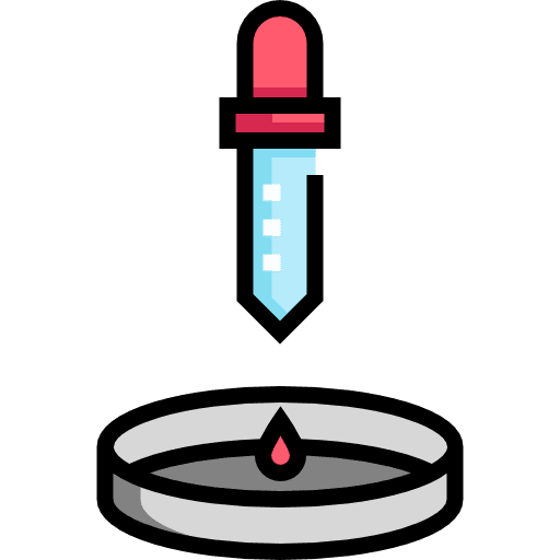 Dropper tools and utensils education medical icon