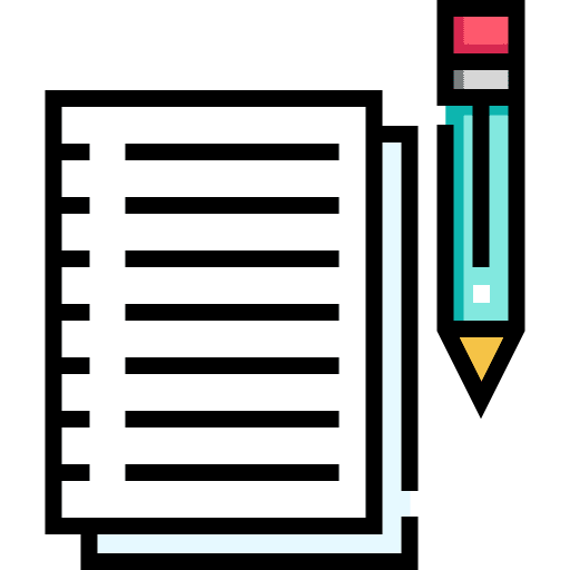 Notes writing notes education icon