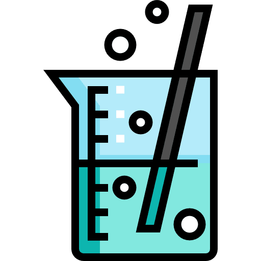 Beaker chemistry agitator lab icon