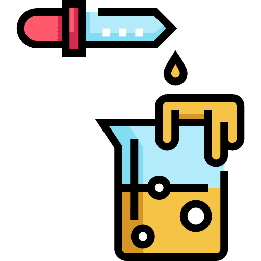 Beaker lab volumetric chemistry icon