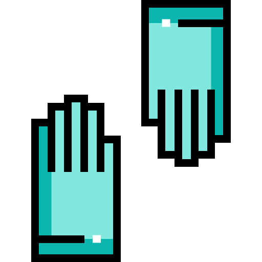 Gloves equipment latex healthcare and medical icon
