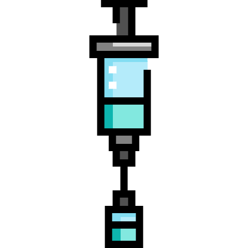 Syringe medical education syringes icon