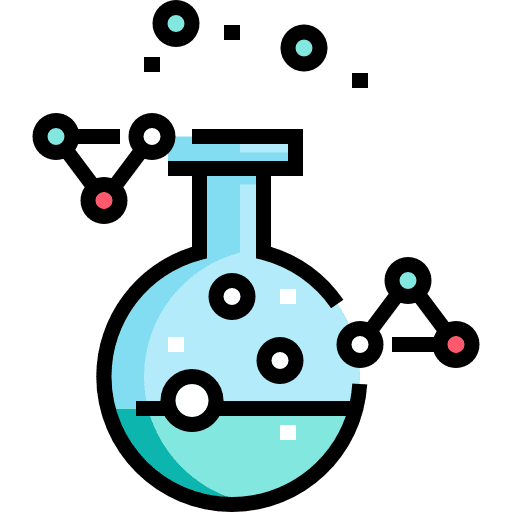 Test tube education chemistry science icon
