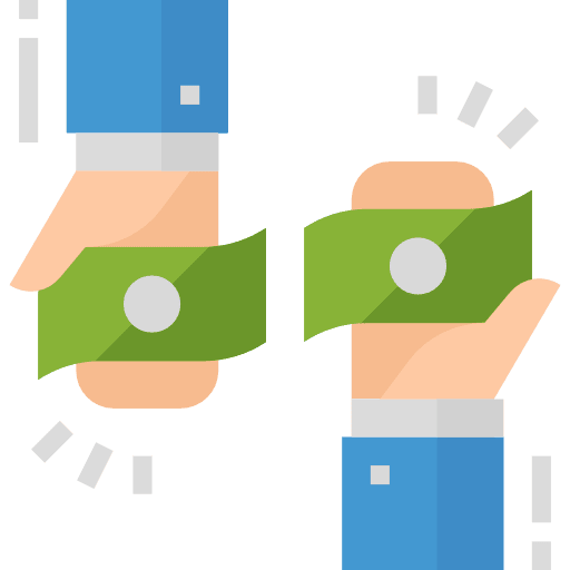 Money exchange business and finance money exchange money icon