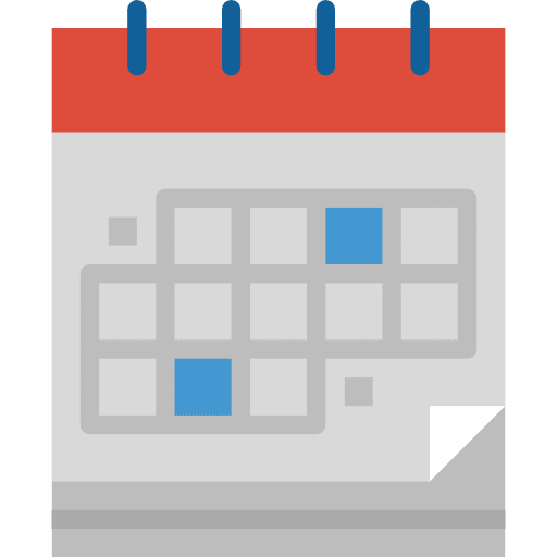 Calendar date schedule calendars icon
