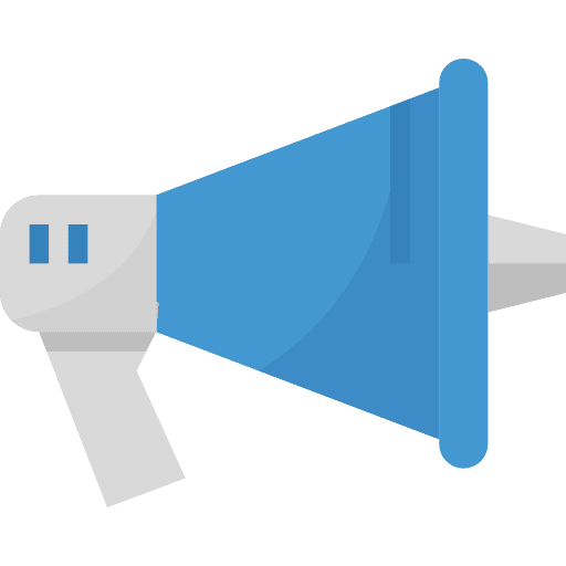 Megaphone advertising marketing megaphone icon
