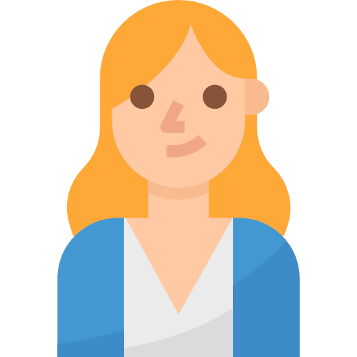 Businesswoman user business person profile icon