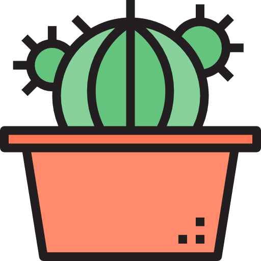 Cactus cactus botanical dessert icon