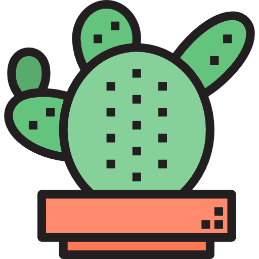 Cactus botanical cactus nature icon