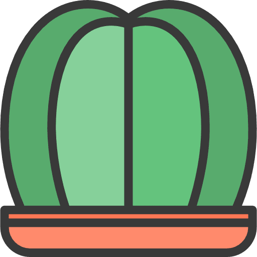 Cactus nature dry dessert icon