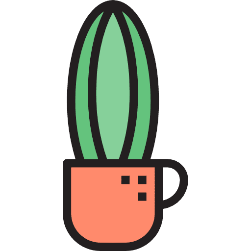Cactus nature botanical dry icon