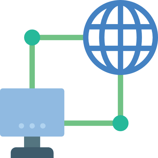 Network monitor network screen icon