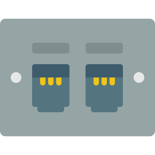 Ethernet electronics connection internet icon