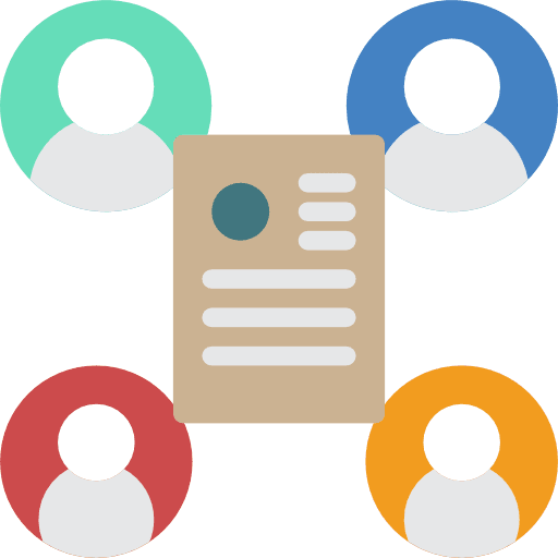 File sharing document file internet icon