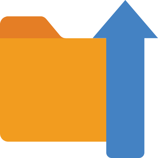 Folder file storage folder files and folders icon