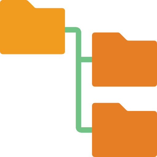 Folder file storage folder office material icon