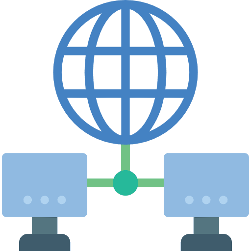 Network computing technology monitors icon