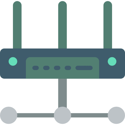 Router ui wireless connectivity wifi router icon