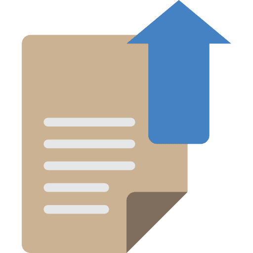 File interface files and folders document icon
