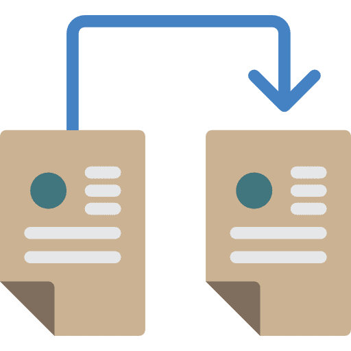 File sharing document networking business icon