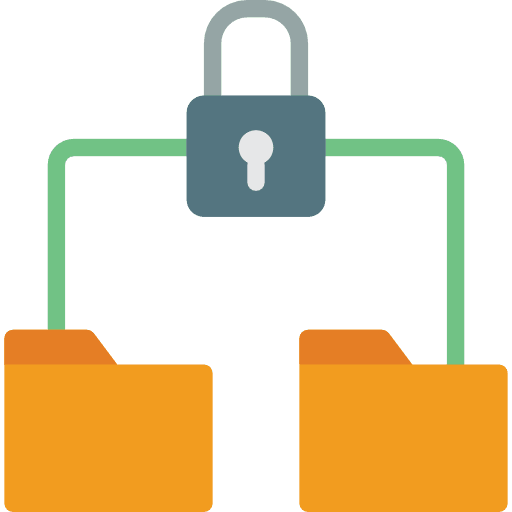 Folder storage data storage files and folders icon