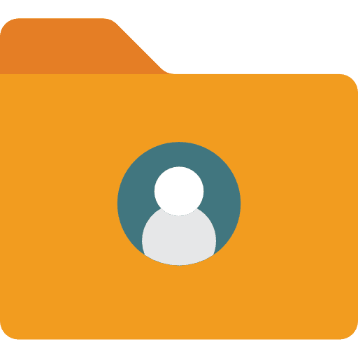 Folder data storage file storage folder icon