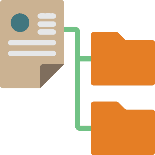 Folder data storage folder files and folders icon
