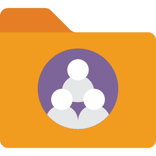 Folder file storage folder data storage icon