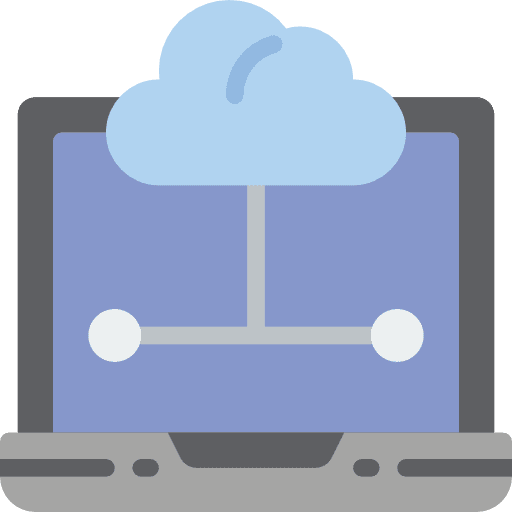 Laptop computer technology electronic icon