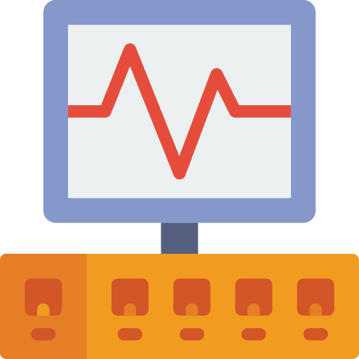 Monitor computer screen television icon