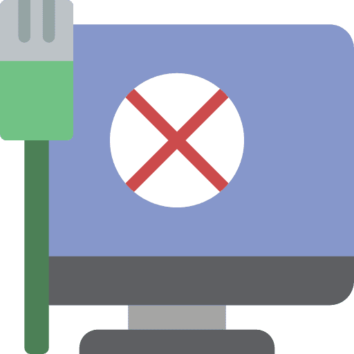 Monitor monitor television screen icon