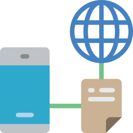 Network networking communications devices icon