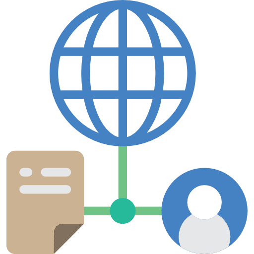 Share interface connector social media icon