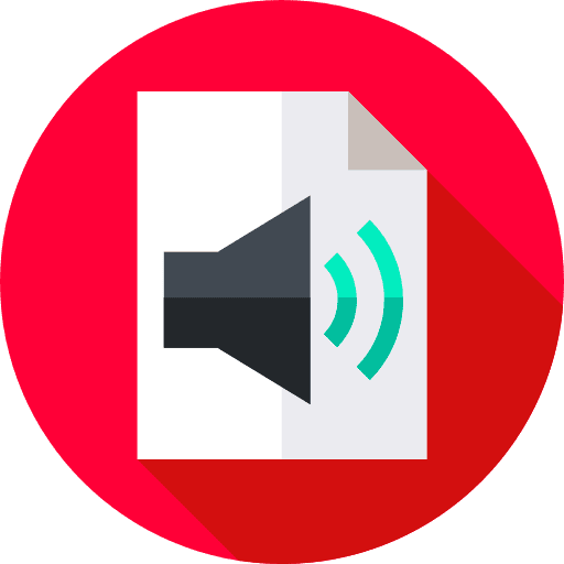 Audio file file audio file audio icon