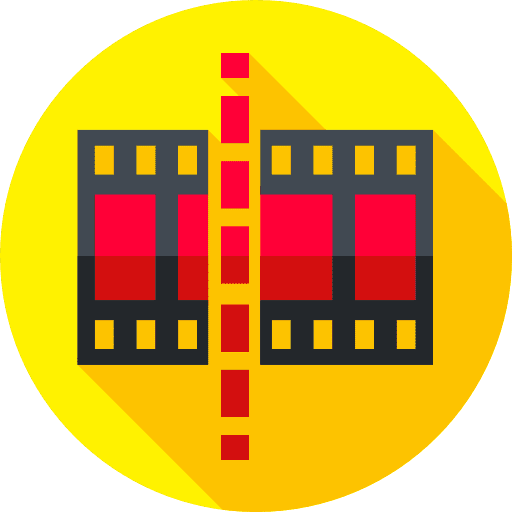 Film editor film editor interface video player icon