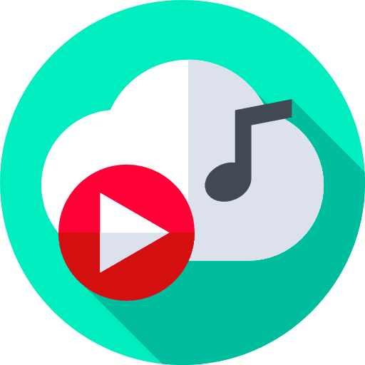 Cloud computing storage cloud storage multimedia icon