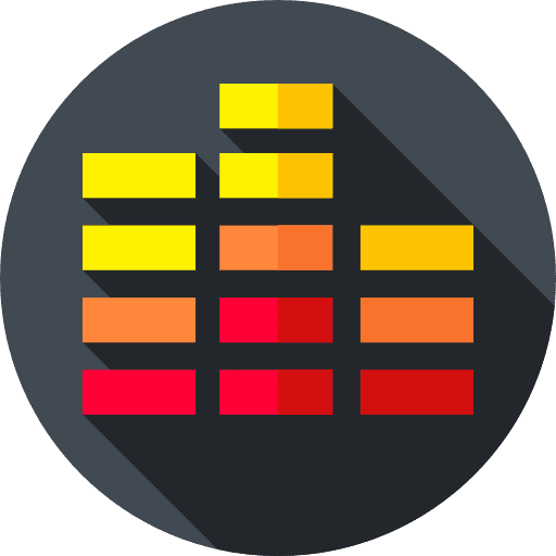 Equalizer multimedia ui bars icon