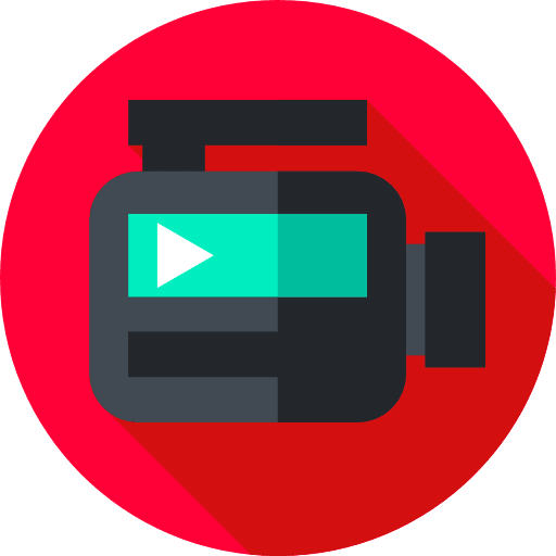 Video camera movie cinema camera icon