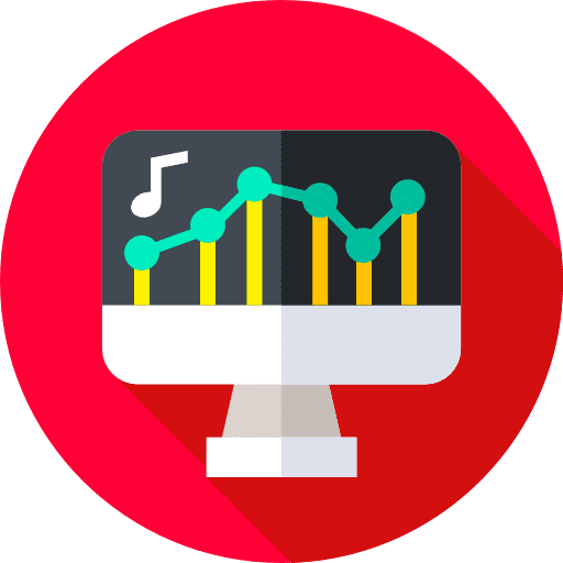 Equalizer settings multimedia option music and multimedia icon