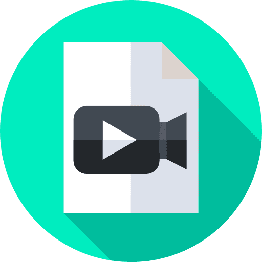 Film cinema music and multimedia video camera icon