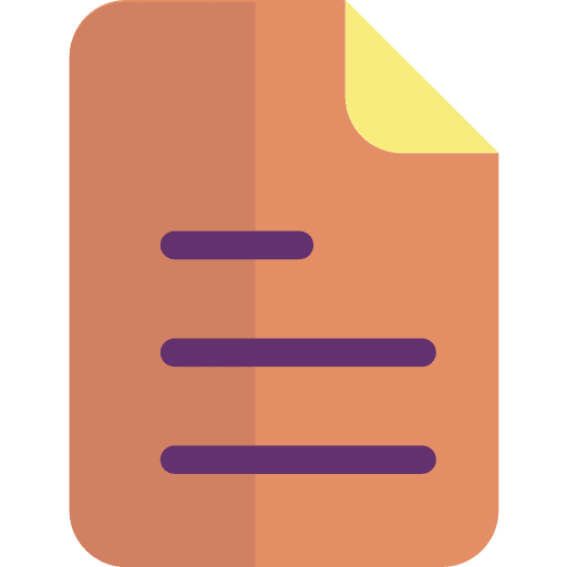 Page business and finance interface legal paper icon