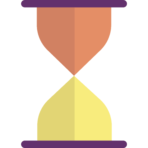 Sand clock clock coins waiting icon