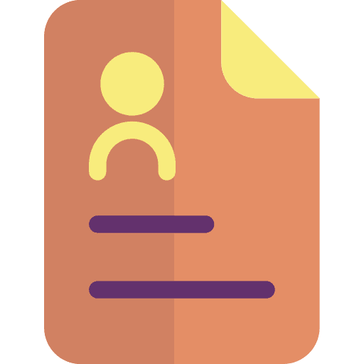 Resume portfolio seo and web application icon