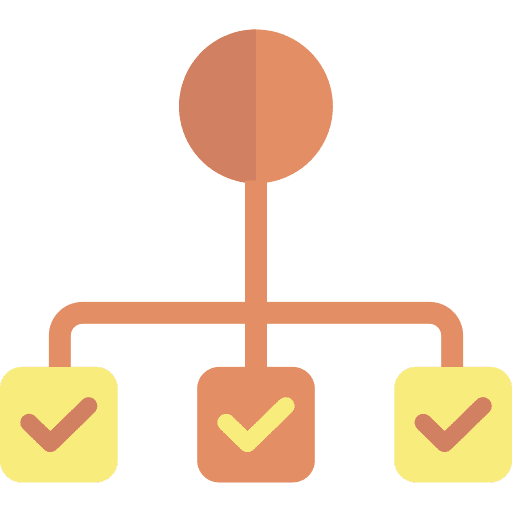 Organization hierarchy organization interface icon