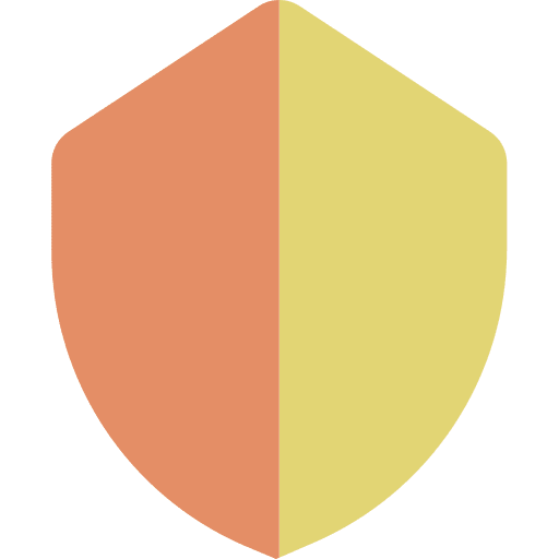 Shield multimedia lock ui icon