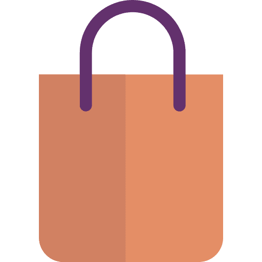 Bag shopping bag commerce business icon
